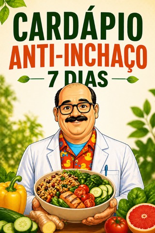 Cardápio Anti-Inchaço 7 Dias — eBook